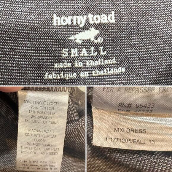 Horny Toad  Toad & Co Brown Nixi Dress Size S - Picture 6 of 12